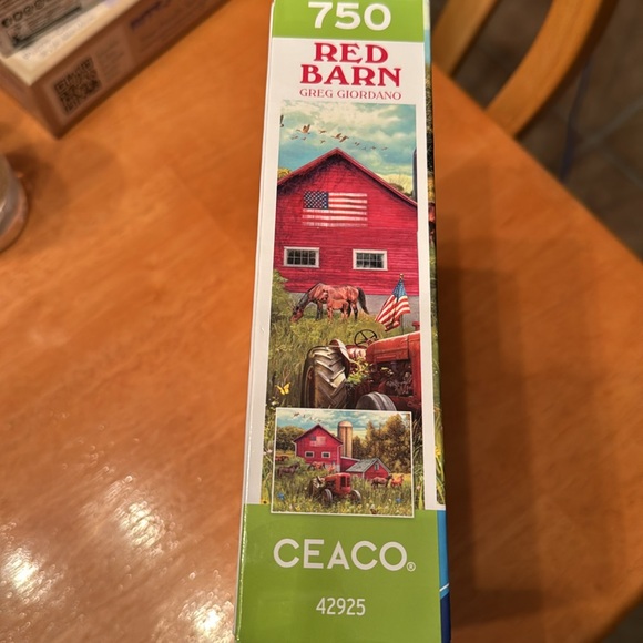 CEACO 750 piece puzzle Greg Giordano - Red Barn - Picture 3 of 4
